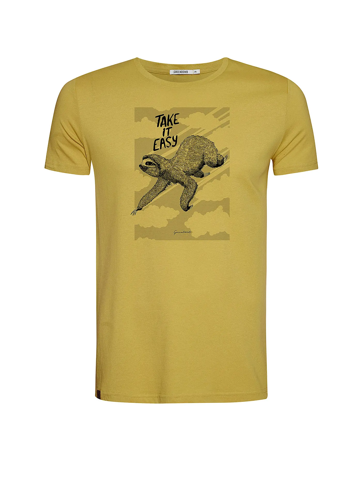 GREENBOMB | T-Shirt ANIMAL SLOTH FLYING | 
